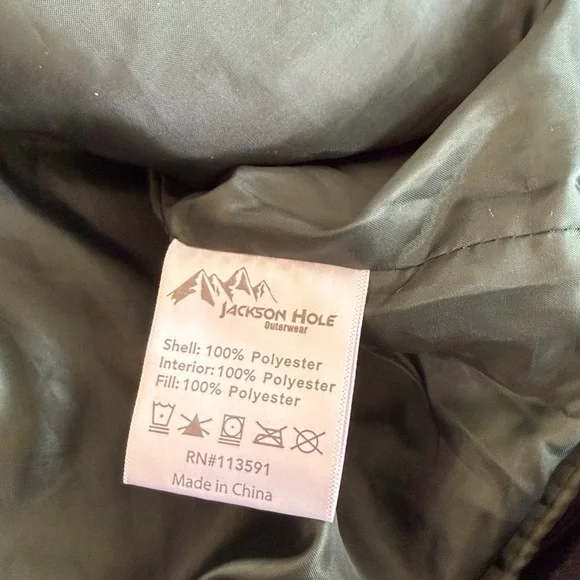 Jackson Hole Mens Winter Vest Green size XLarge - Picture 10 of 10